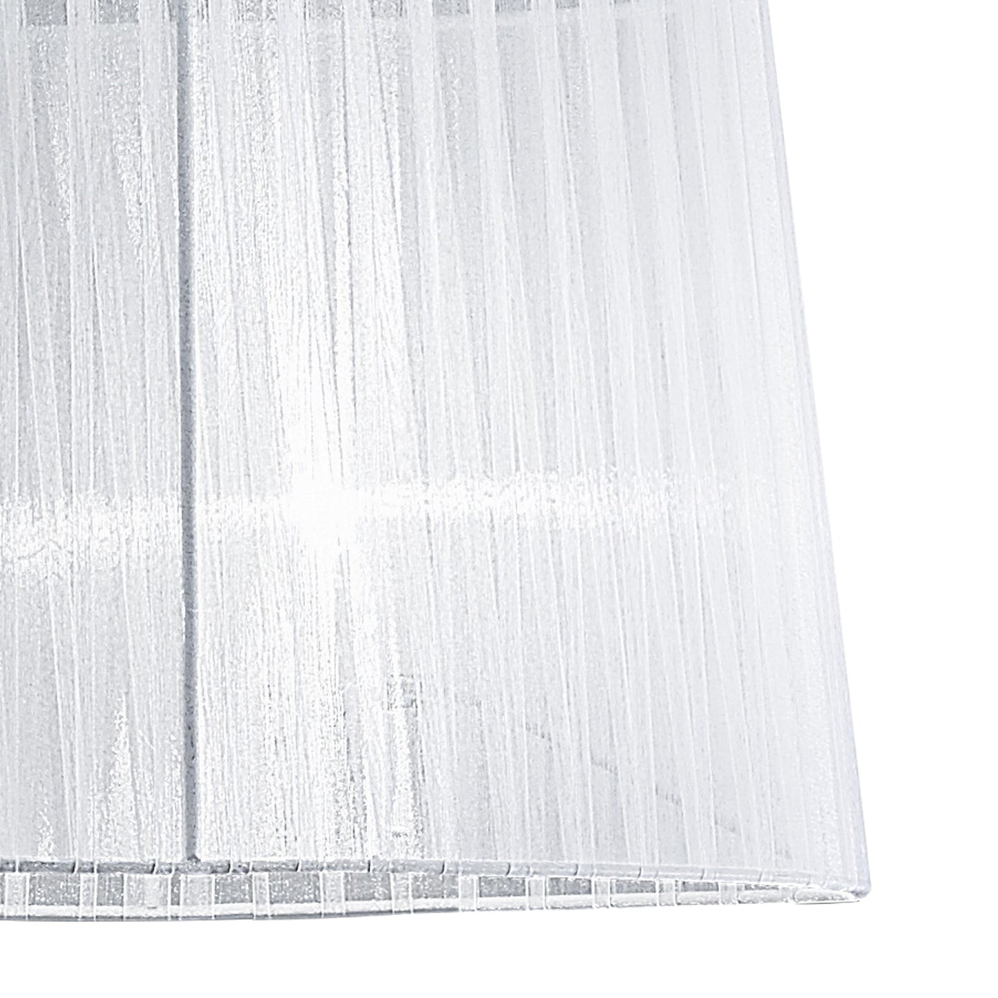 Louise Oval White Organza Shade Suitable For, M5280, 540/600x260mm by Mantra