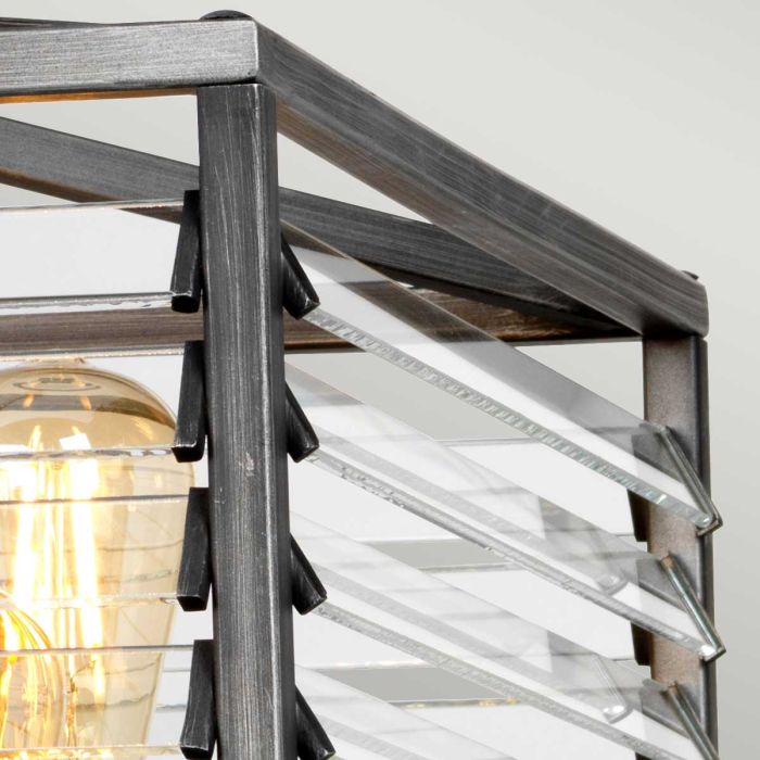 Louvre 6 Light Pendant - Painted Gunmetal