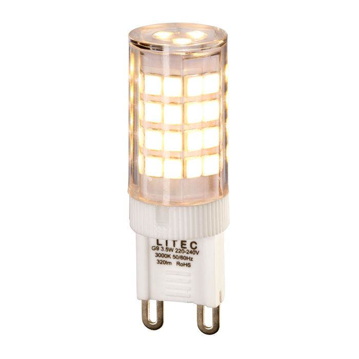 Litec G9 Lamp - Clear Plastic