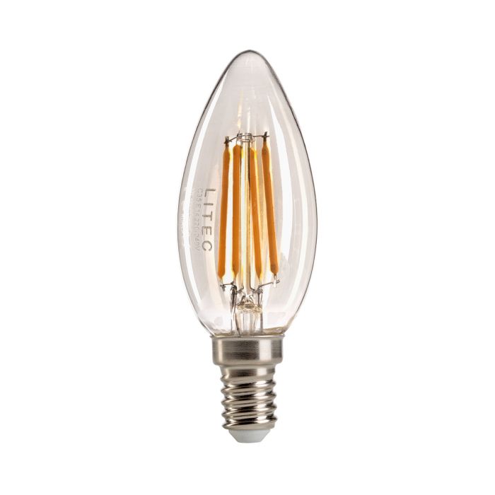 Candle LED E14 Lamp - Clear Glass