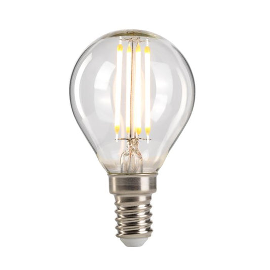 Golf Ball LED E14 Lamp - Clear Glass