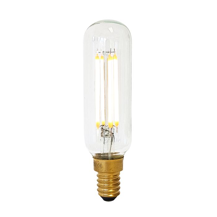 Tubular LED E14 Lamp - Clear Glass