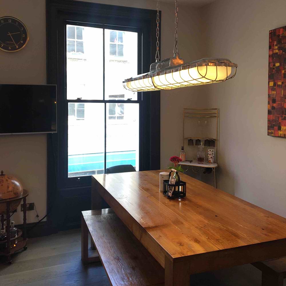 Soho Lighting Warwick Aluminum Industrial Strip Large Pendant Light - The Statement Collection