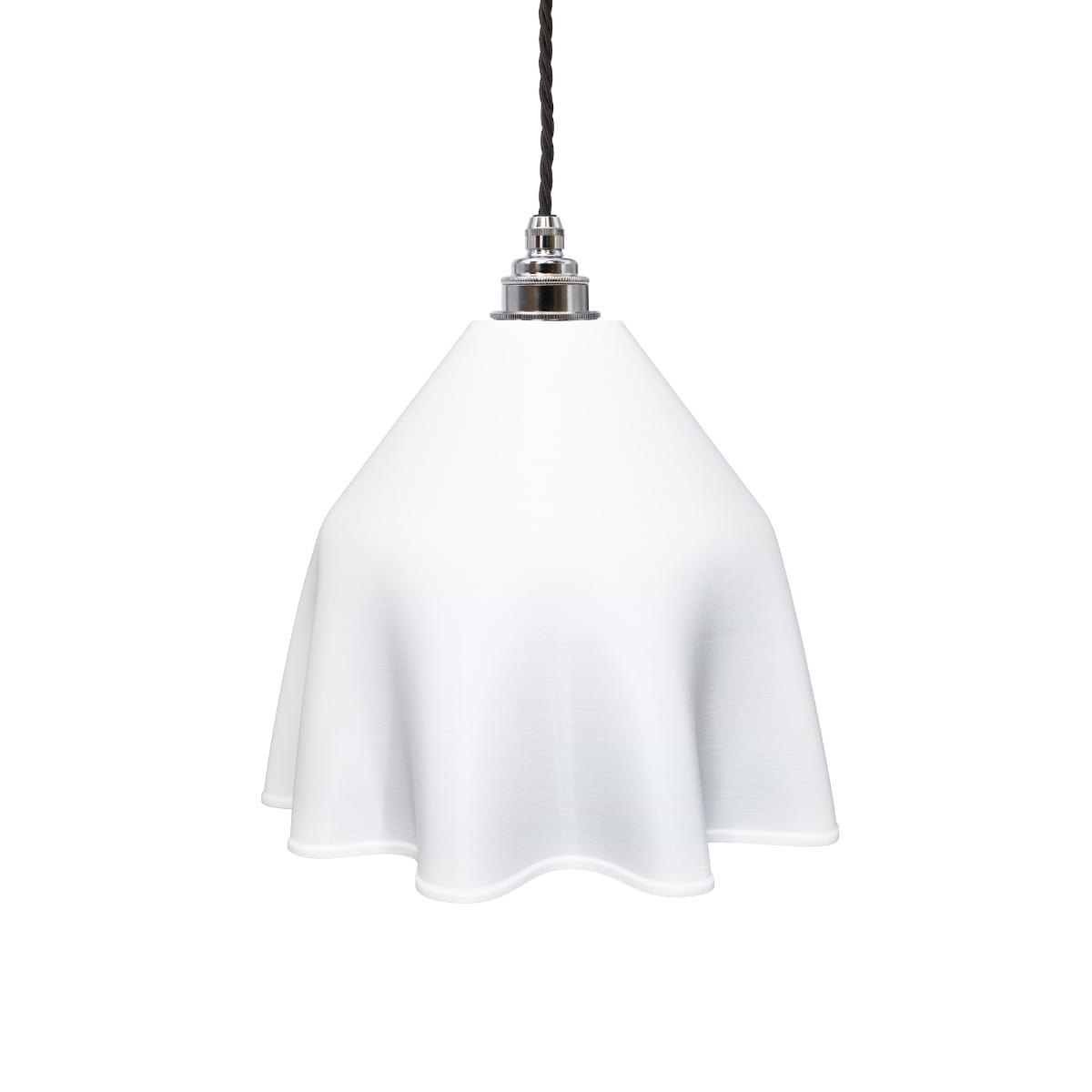 Soft White Drape Pendant Light