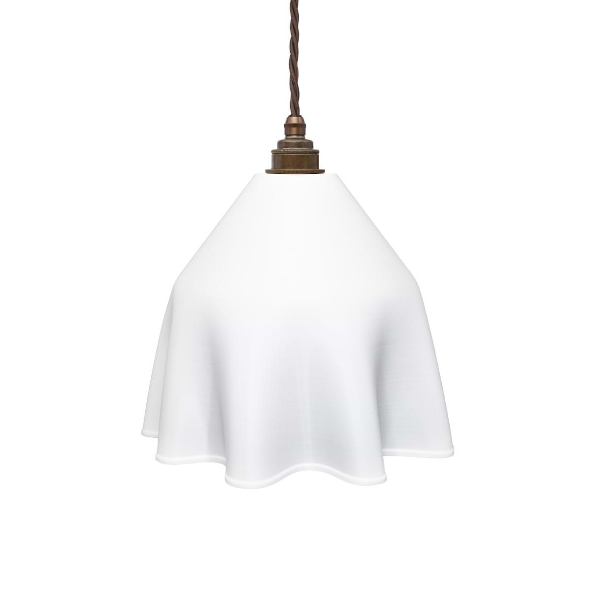 Soft White Drape Pendant Light