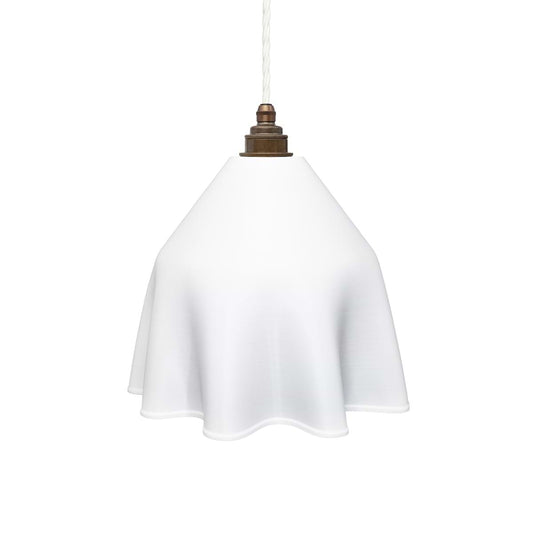 Soft White Drape Pendant Light