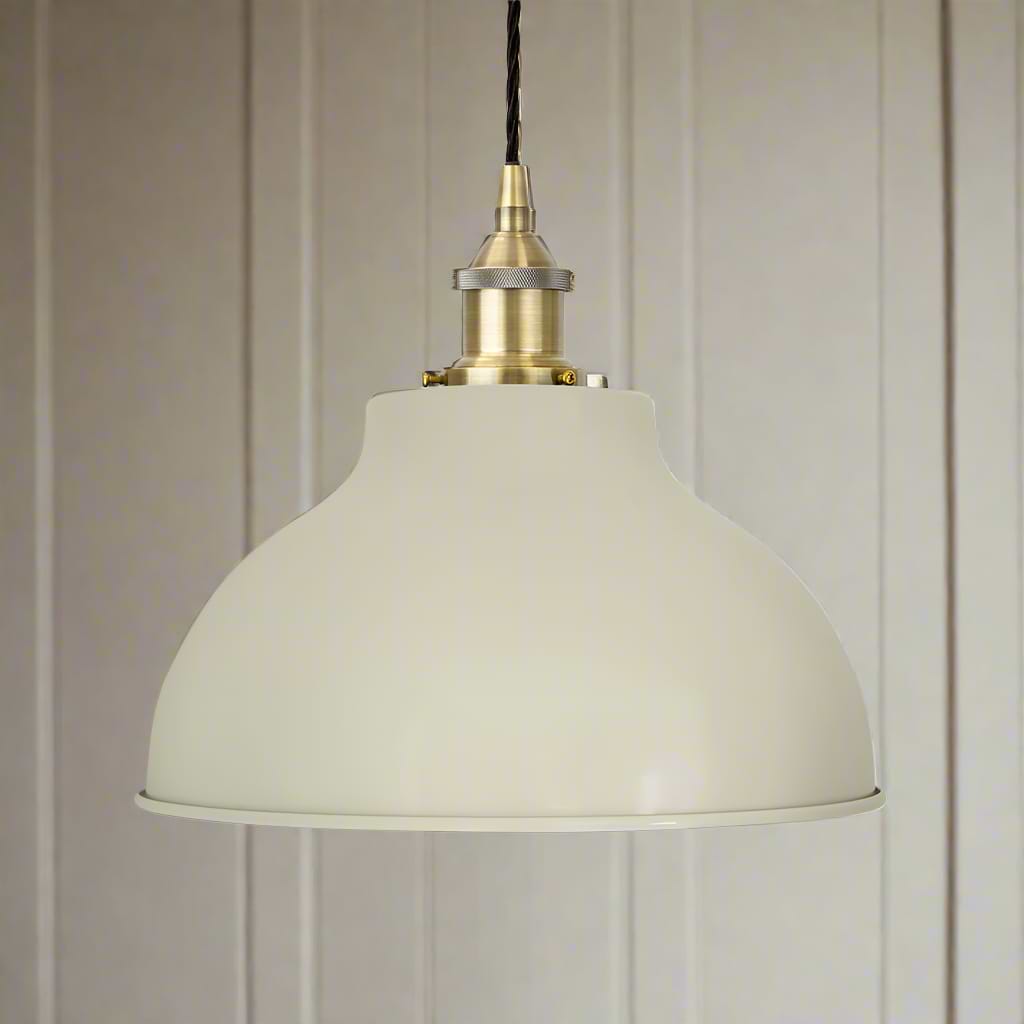 Pembroke Pendant Light in Clay White