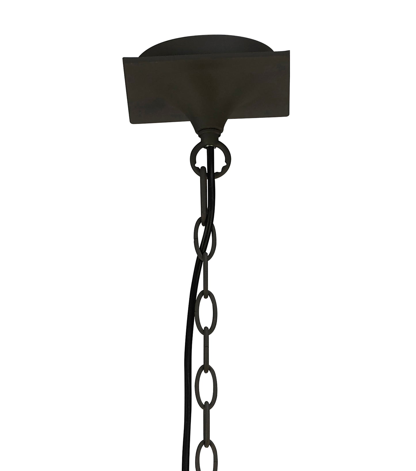 Lua Linear Pendant 2 Arm 4 Light E27, Ash Grey With Ash Grey Shades by Mantra