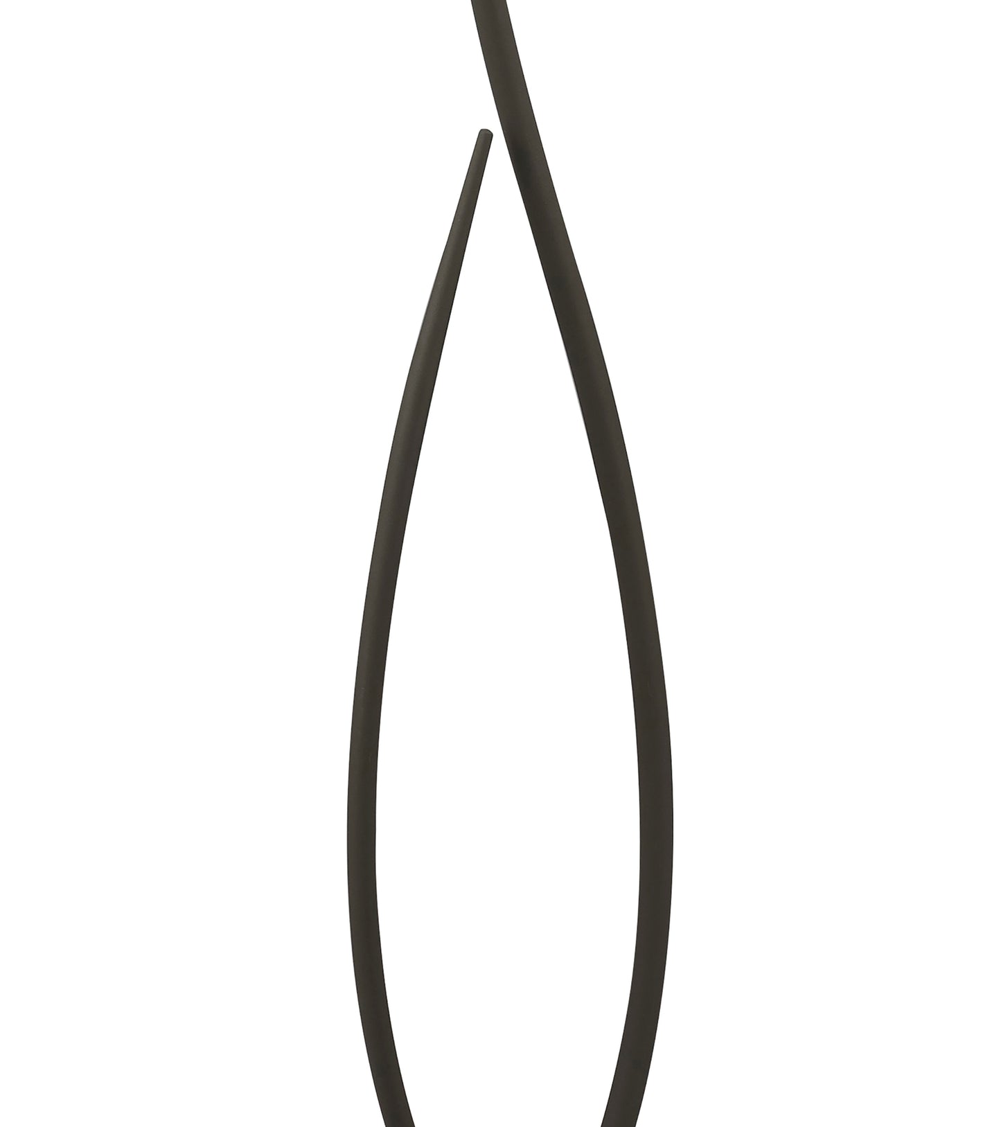 Lua Floor Lamp 2 Light E27, Ash Grey With Ash Grey Shade by Mantra