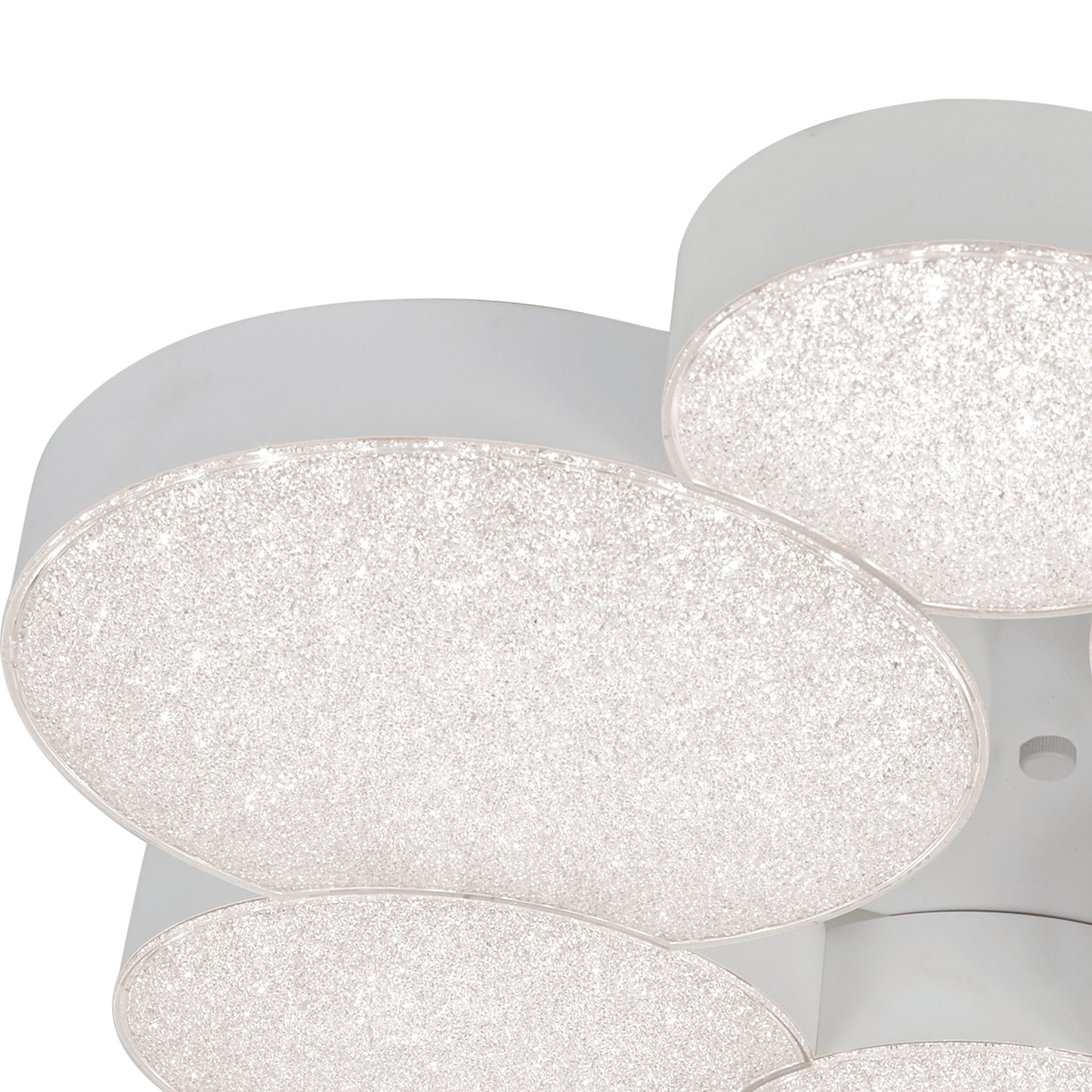 Lunas Flush Ceiling 61cm Diameter 54W LED 3000K, 2830lm, RF Remote Control White, 3yrs Warranty by Mantra