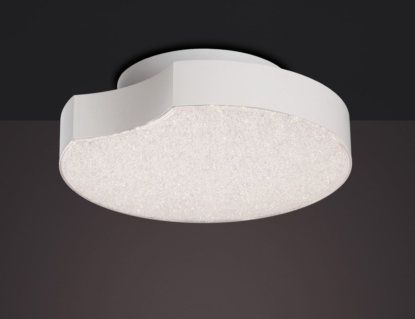 Lunas Flush Ceiling / Wall Light 25cm Diameter 14W LED 3000K, 720lm, White, 3yrs Warranty by Mantra