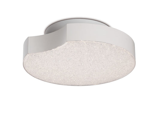 Lunas Flush Ceiling / Wall Light 25cm Diameter 14W LED 3000K, 720lm, White, 3yrs Warranty by Mantra