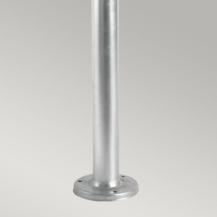 Lund 1 Light Lamp Post - Galvanised