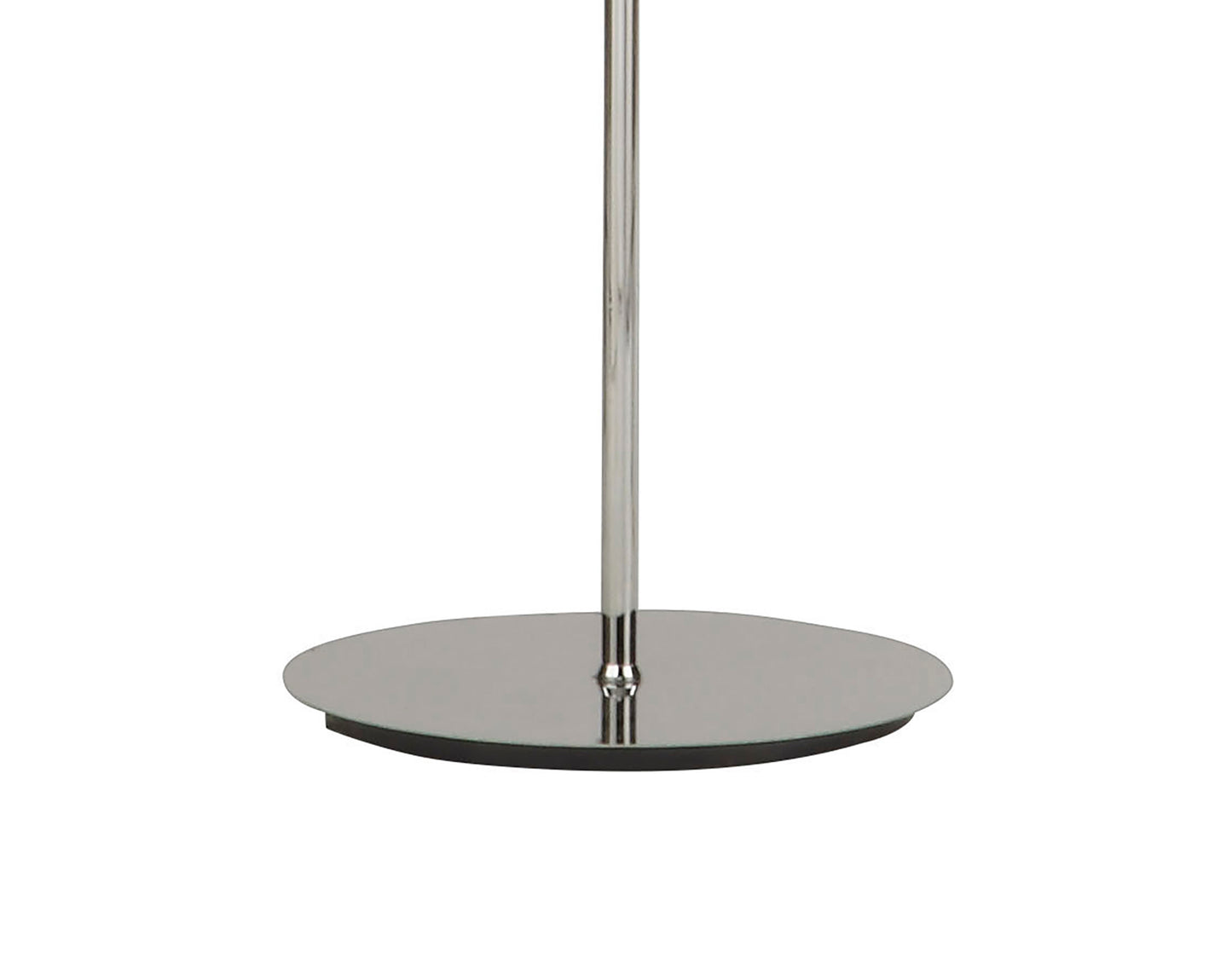 Lupin Floor Lamp 4 Light E27, Gloss White/White Acrylic/Polished Chrome, CFL Lamps INCLUDED by Mantra