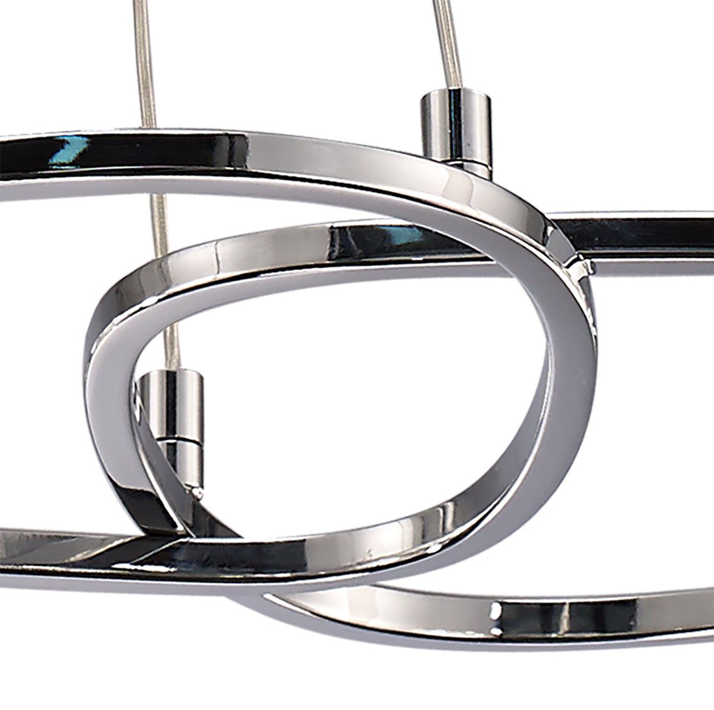 Lux Linear Pendant 5 Light G9 Line, Polished Chrome by Mantra