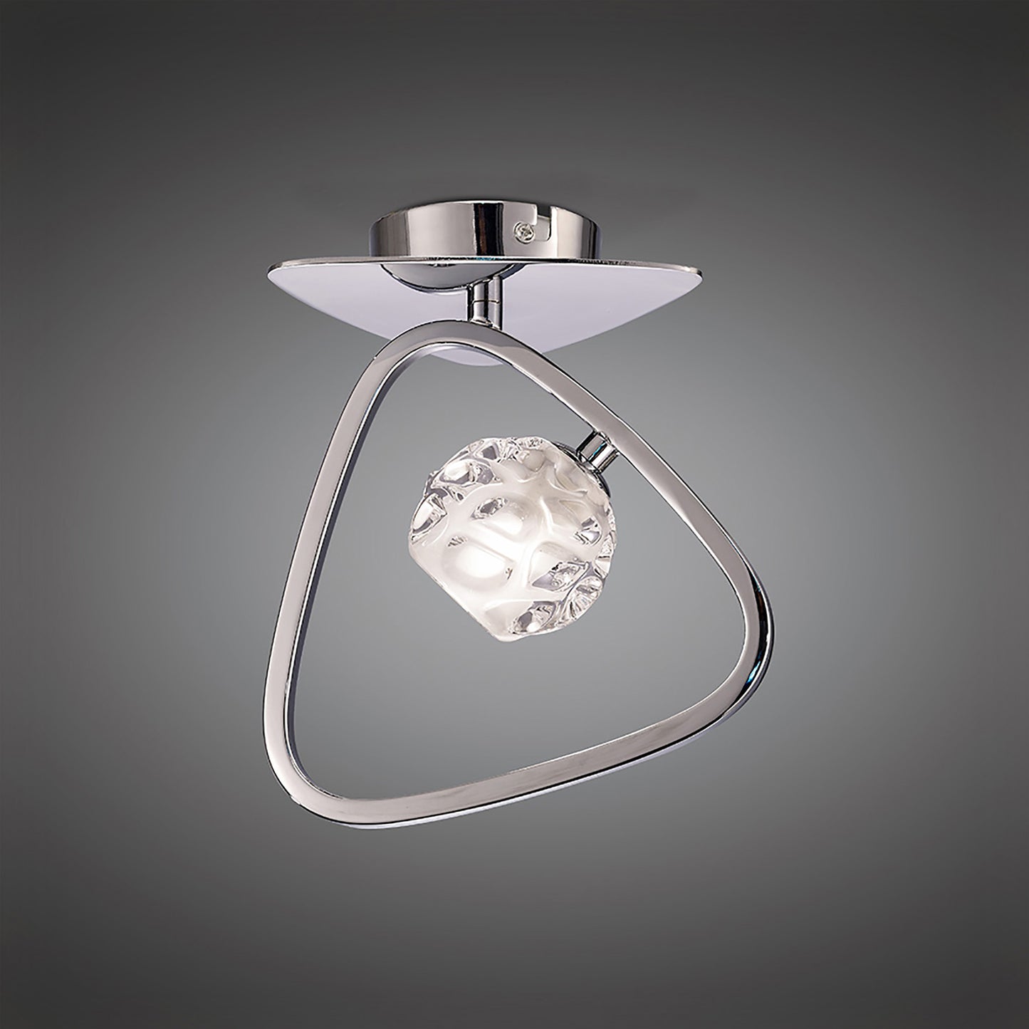 Lux Ceiling 1 Light G9, Polished Chrome by Mantra