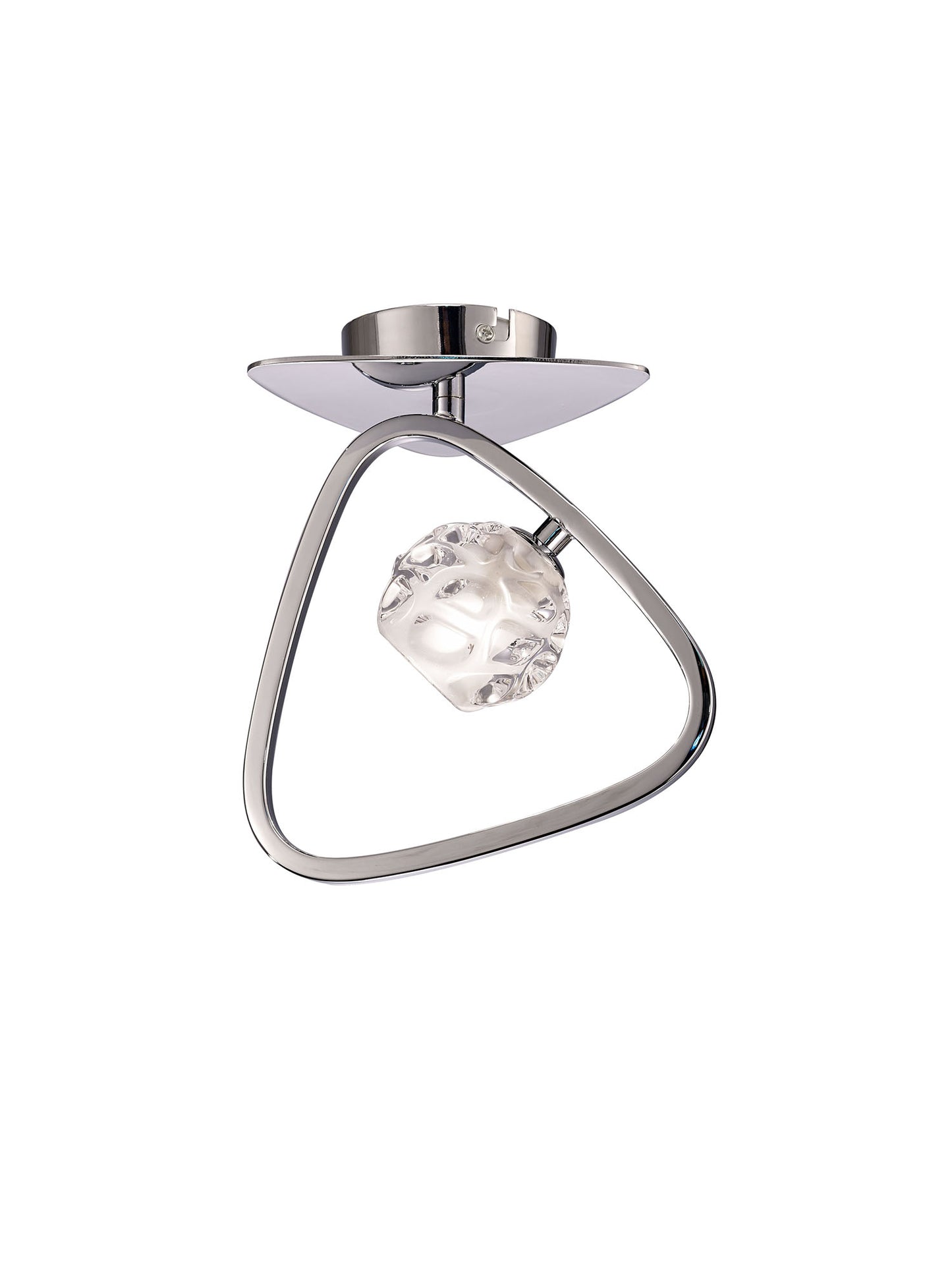 Lux Ceiling 1 Light G9, Polished Chrome by Mantra