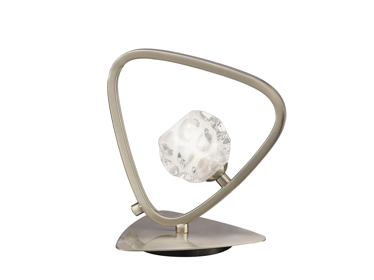 Lux Table Lamp 1 Light G9, Polished Chrome by Mantra