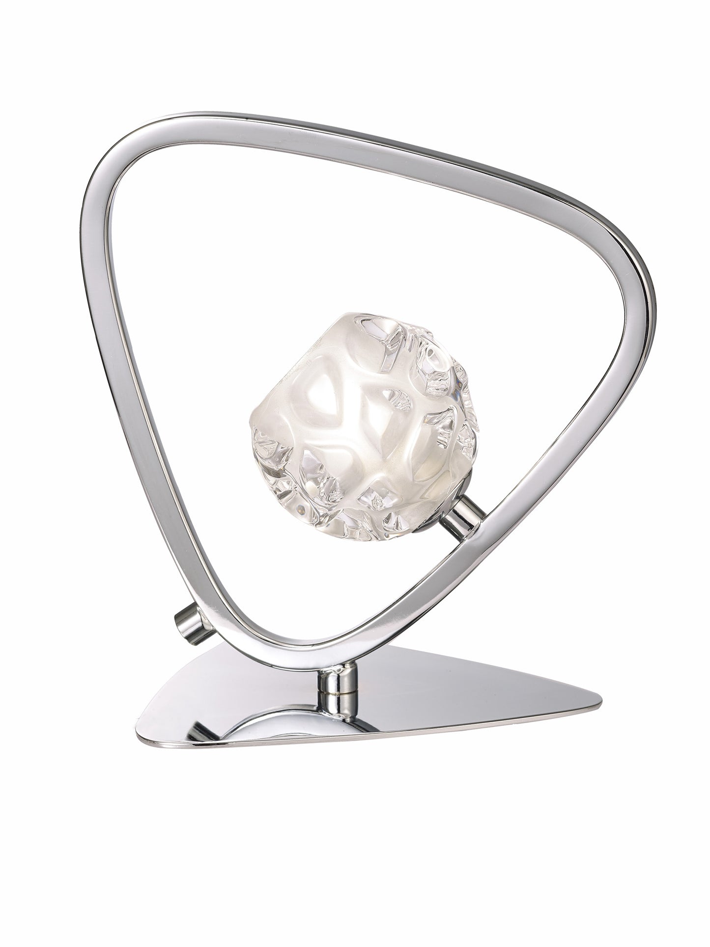 Lux Table Lamp 1 Light G9, Polished Chrome by Mantra