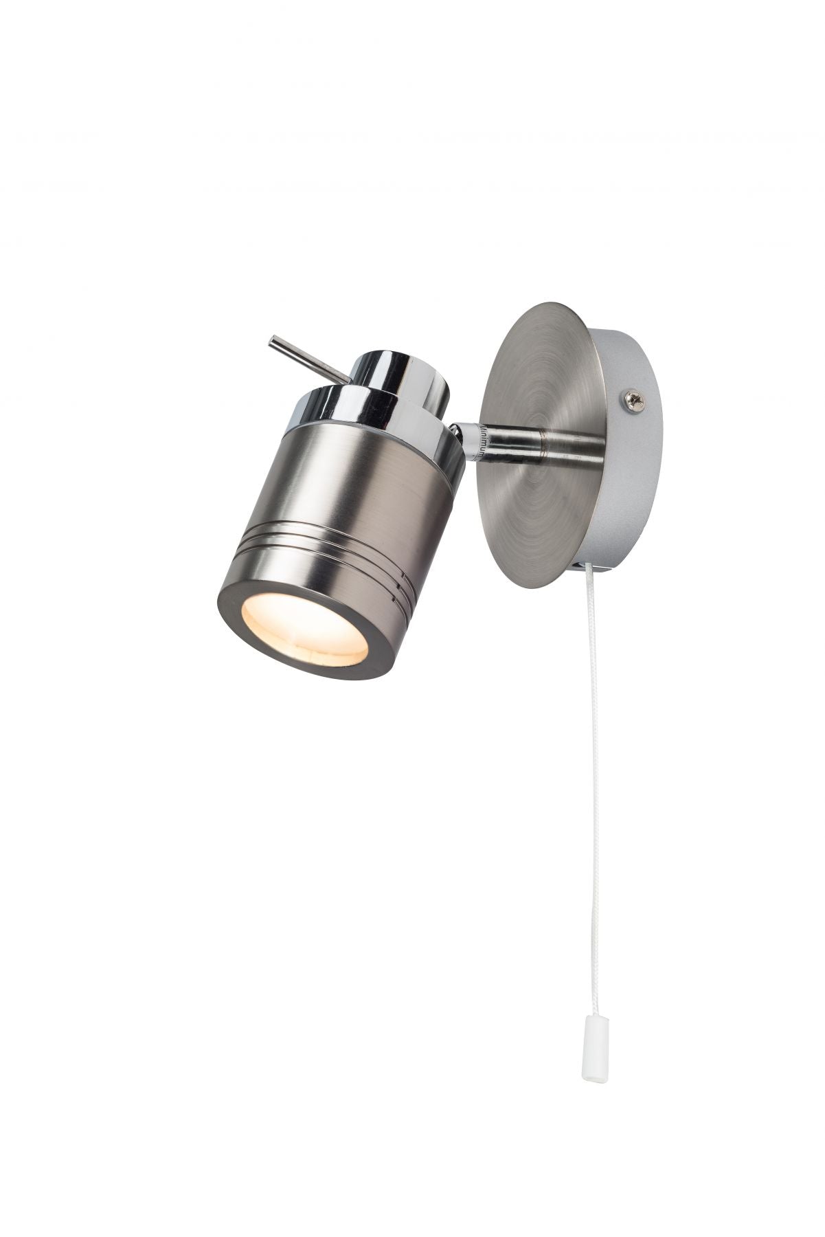 Luxo Single Spotlight Satin Chrome