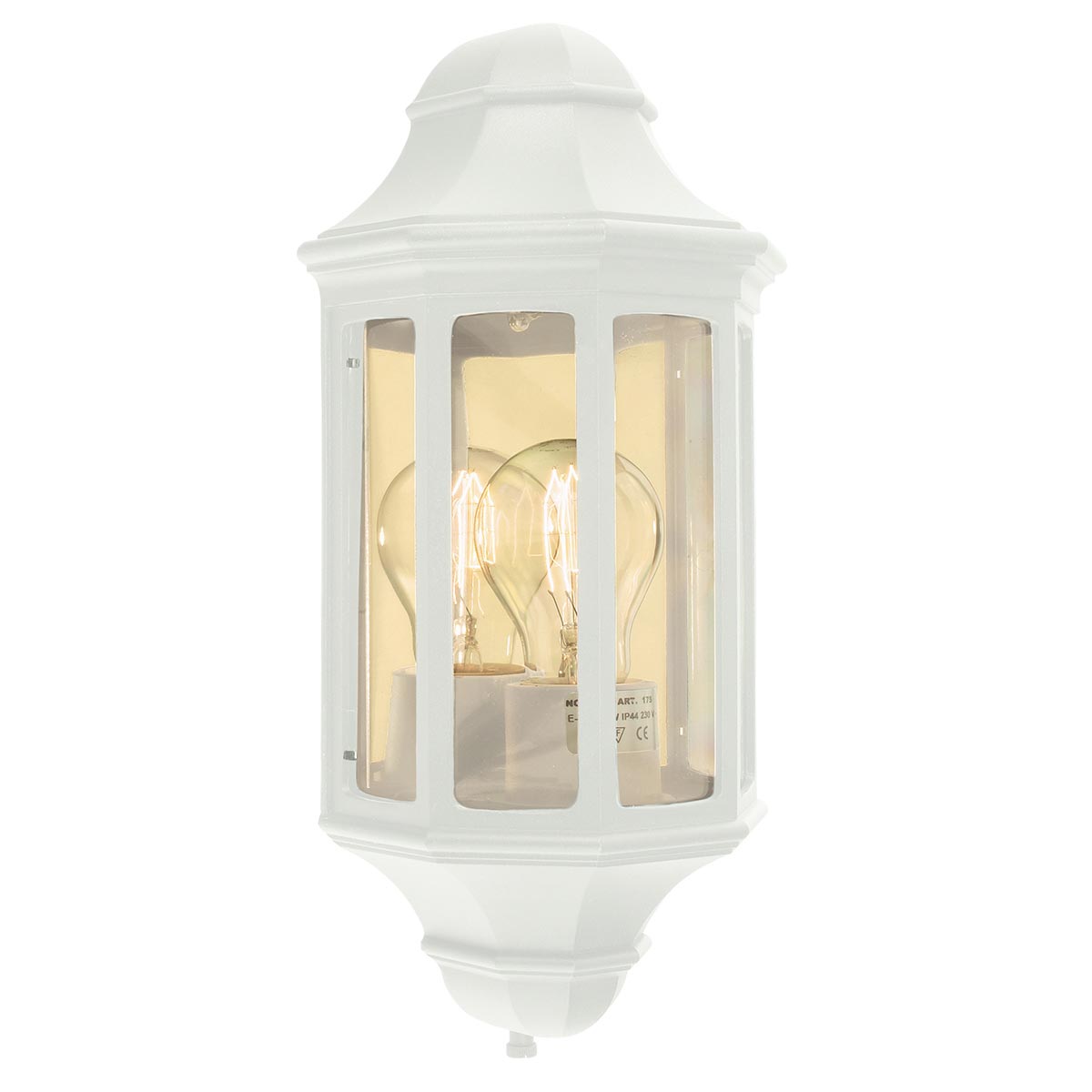 Malaga Mini 1 Light Mini Wall Lantern – White