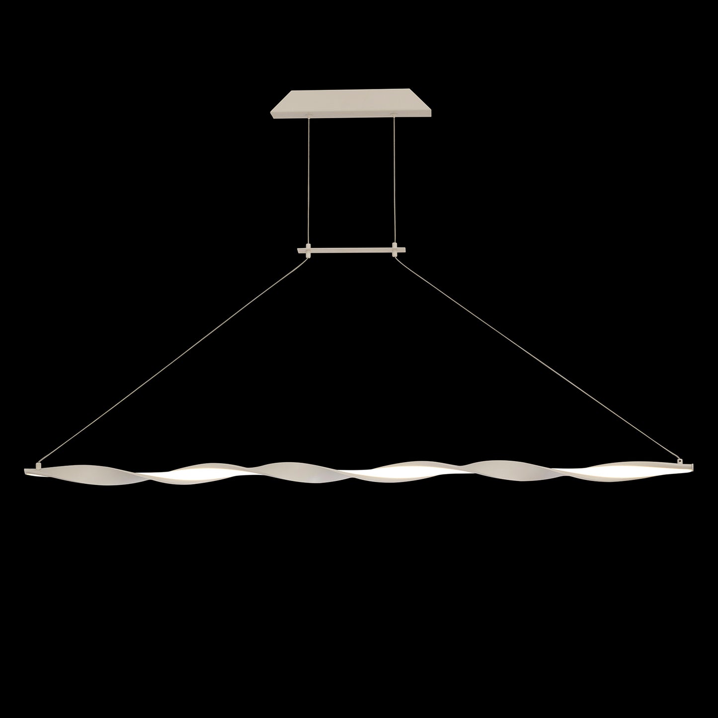 Madagascar Linear Pendant, 33W LED, 3000K, 2310lm, IP20, Sand White, 3yrs Warranty by Mantra