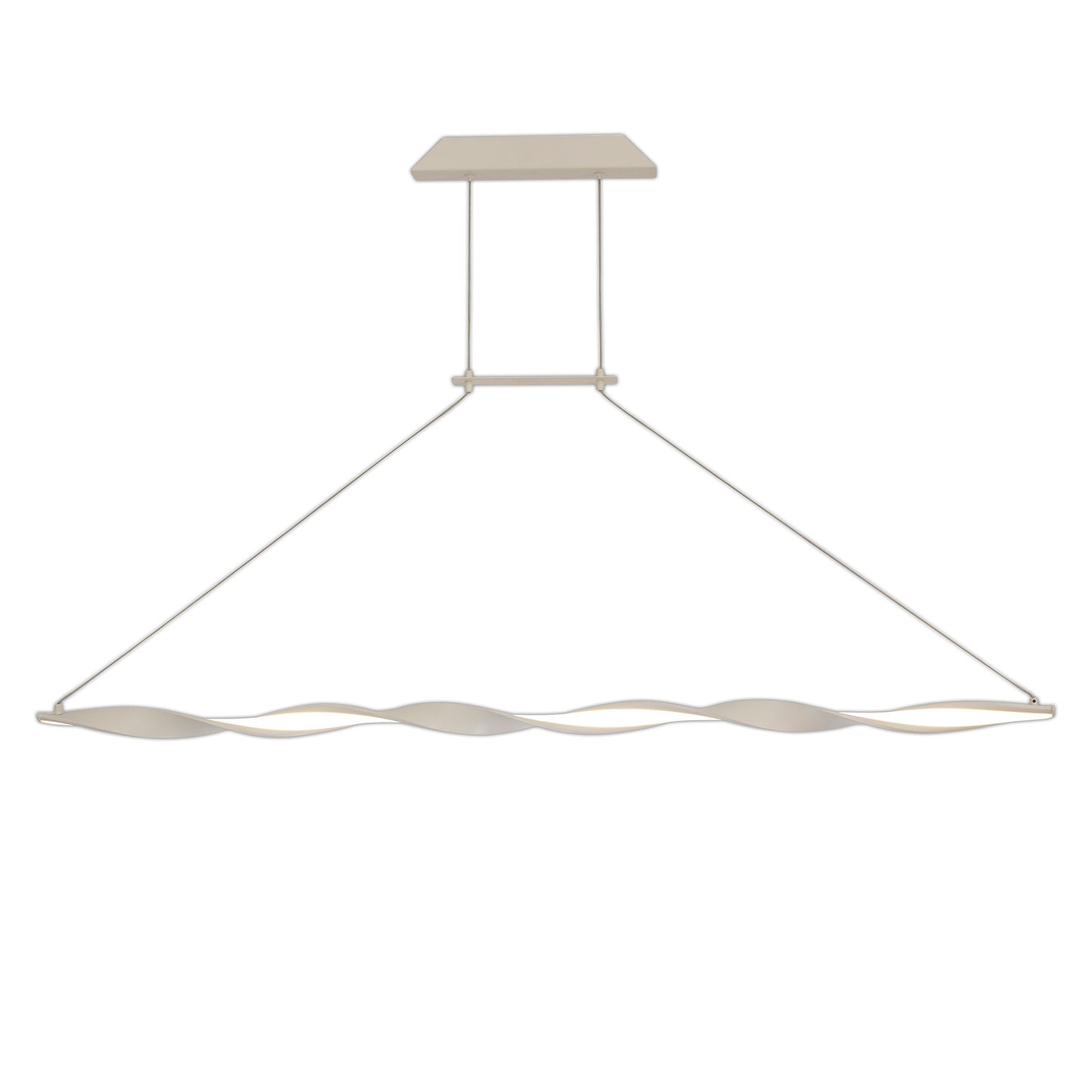 Madagascar Linear Pendant, 33W LED, 3000K, 2310lm, IP20, Sand White, 3yrs Warranty by Mantra