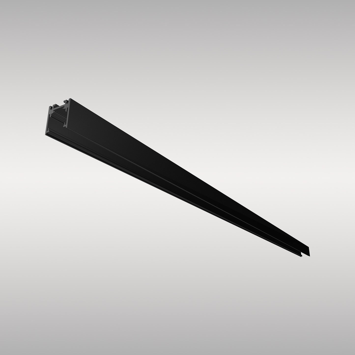 Magneto Shallow Surface Track 1m x 3cm, Black by Mantra