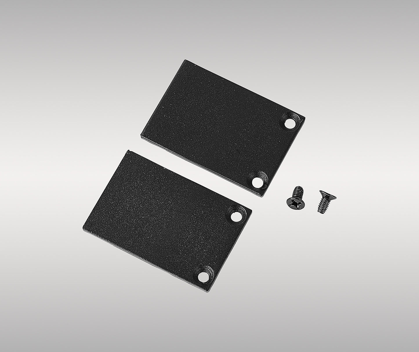 Magneto Shallow End Caps Set 2.7 x 3cm, Black For M8300 & M8301 by Mantra