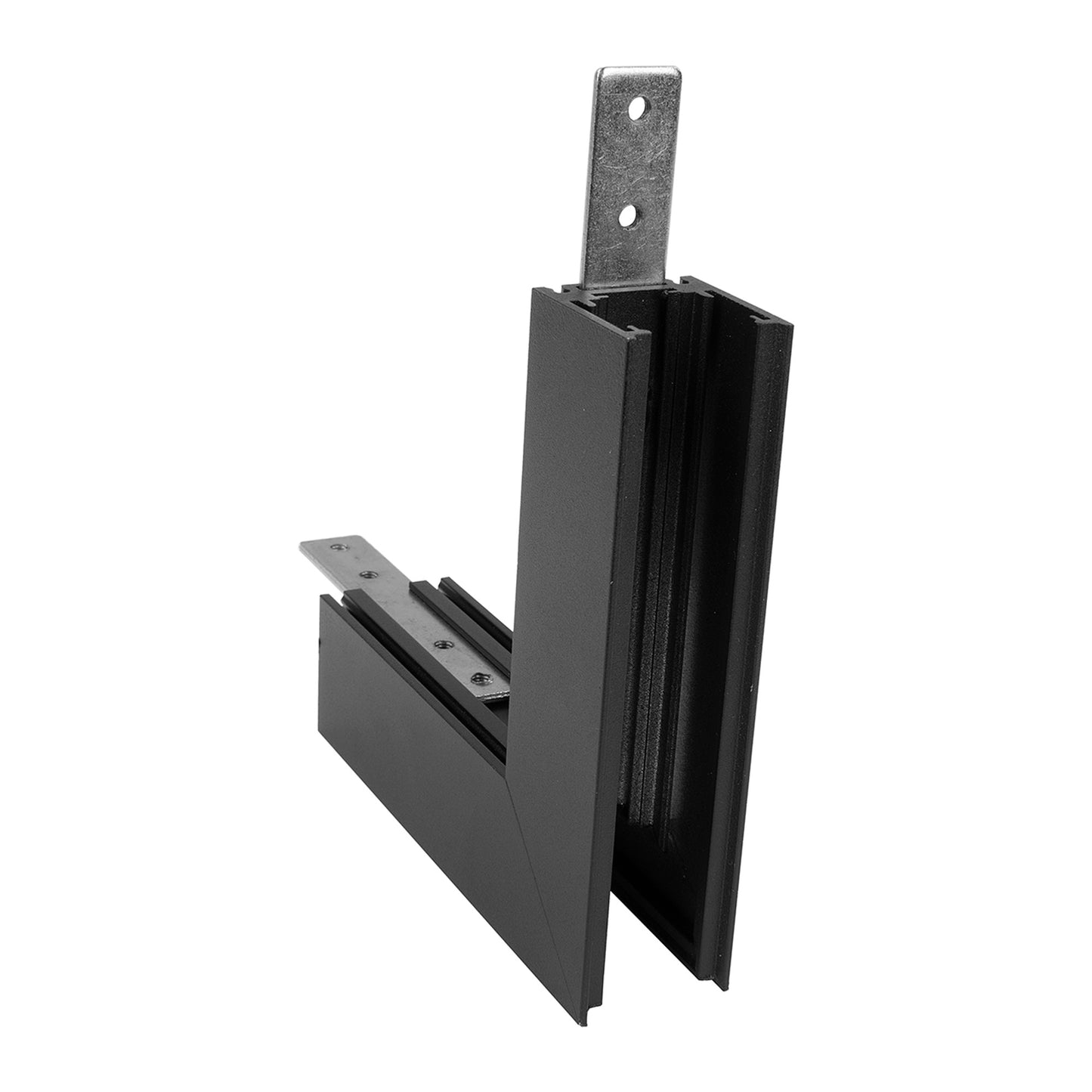 Magneto Shallow Single Connector Surface L-Joint Wall To Wall Out, Black For M8300 & M8301 by Mantra