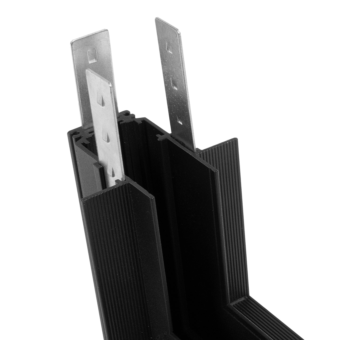 Magneto Recessed L-Joint Wall To Wall In, Black For M8307/M8308 by Mantra