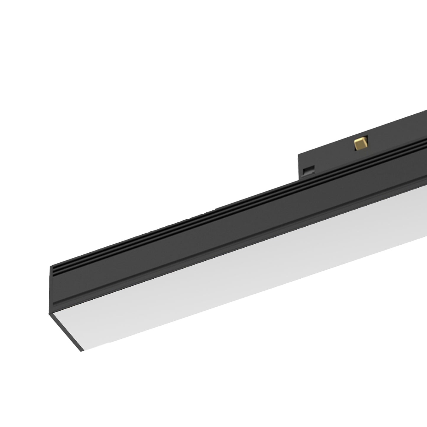 Magneto Linear Light Diffuser, 600mm,16W LED, 3000K, 1280lm. Black, 3yrs Warranty by Mantra