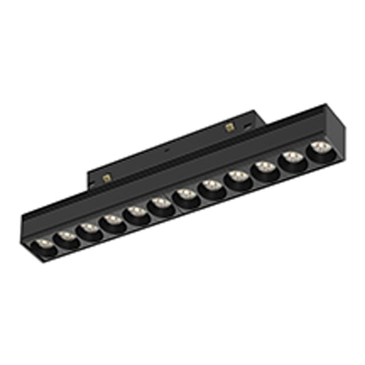 Magneto Linear Light COB, 250mm, 12W LED, 3000K, 960lm, Black, 3yrs Warranty by Mantra