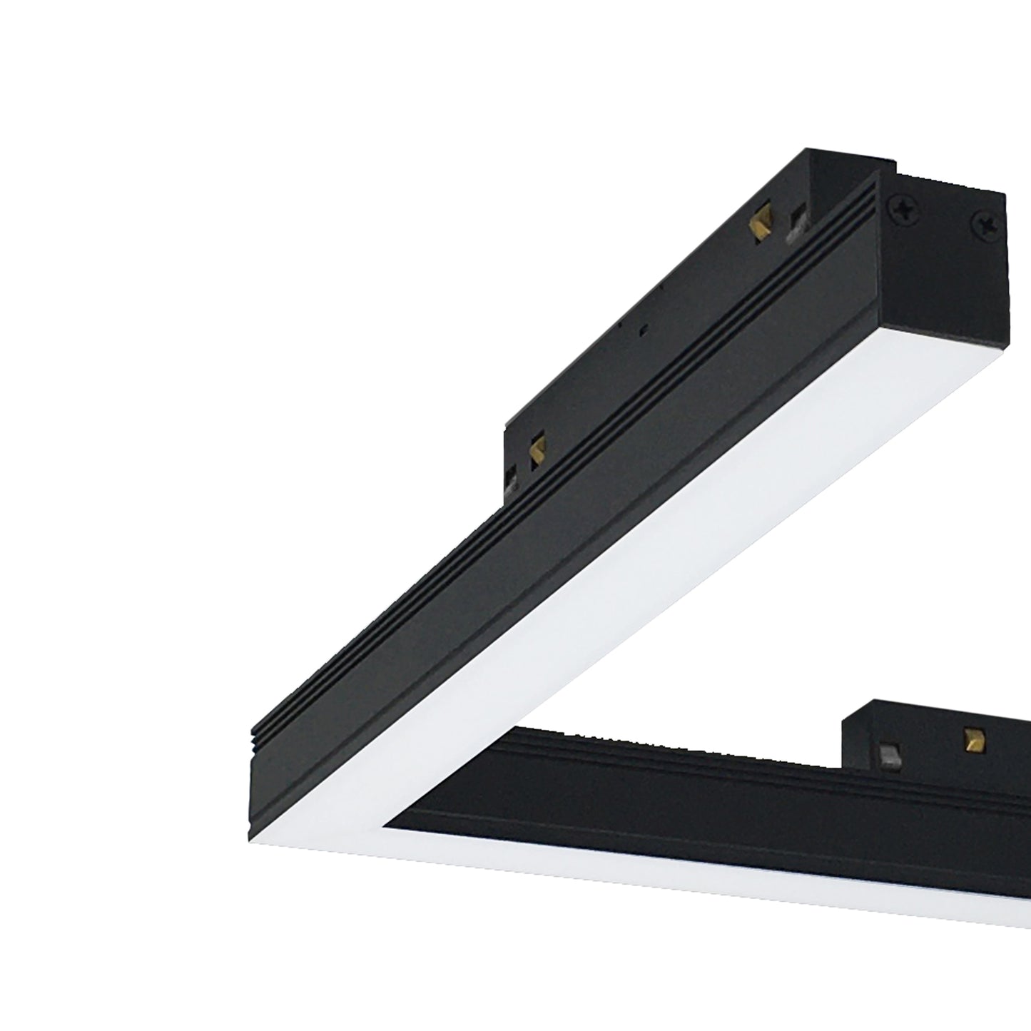 Magneto Corner Light Diffuser, 330x330mm, 16W LED, 3000K, 1280lm, Black, 3yrs Warranty by Mantra