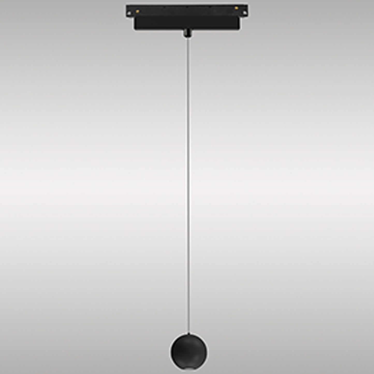 Magneto Track Ball Pendant, 7W LED, 3000K, 560lm, Black, 3yrs Warranty by Mantra