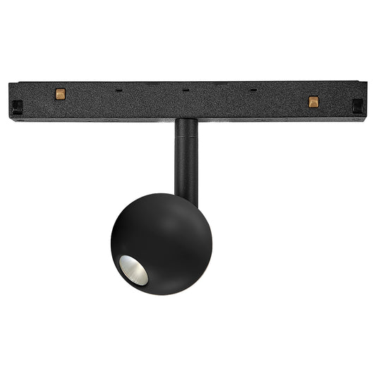 Magneto Track Ball Spotlight, 7W LED, 3000K, 560lm, Black, 3yrs Warranty by Mantra