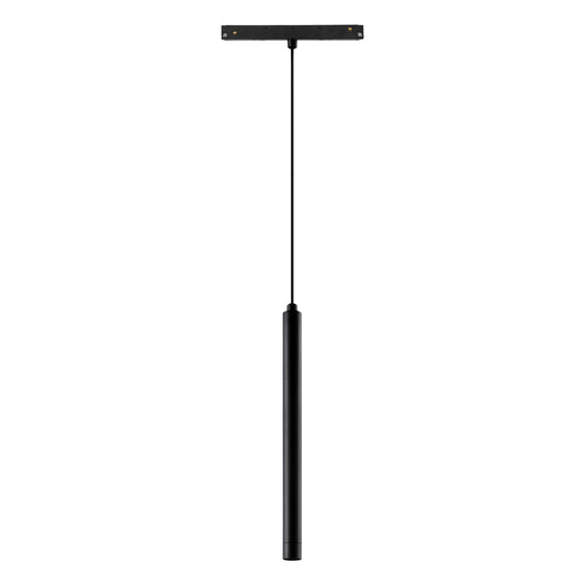 Magneto Track 300mm Tube Pendant, 5W LED, 3000K, 400lm, Black, 3yrs Warranty by Mantra