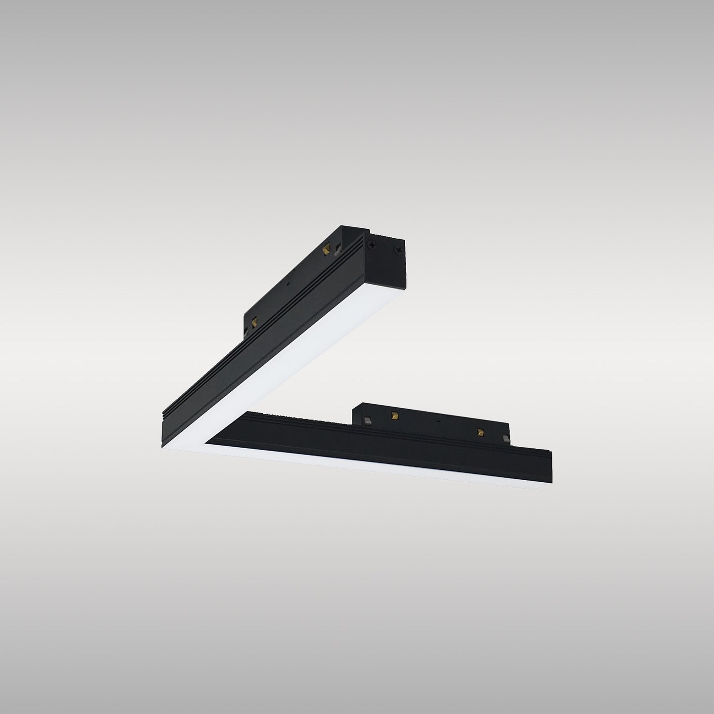 Magneto Corner Light Diffuser Triac Dimmable, 330x330mm,16W LED, 3000K, 1280lm, Black, 3yrs Warranty by Mantra