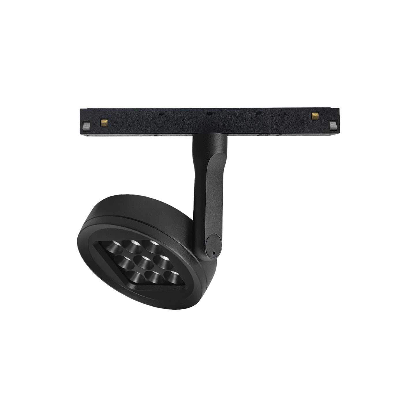 Magneto Track Disc Spotlight Triac Dimmable, 20W LED, 3000K, 1600lm, Black, 3yrs Warranty by Mantra