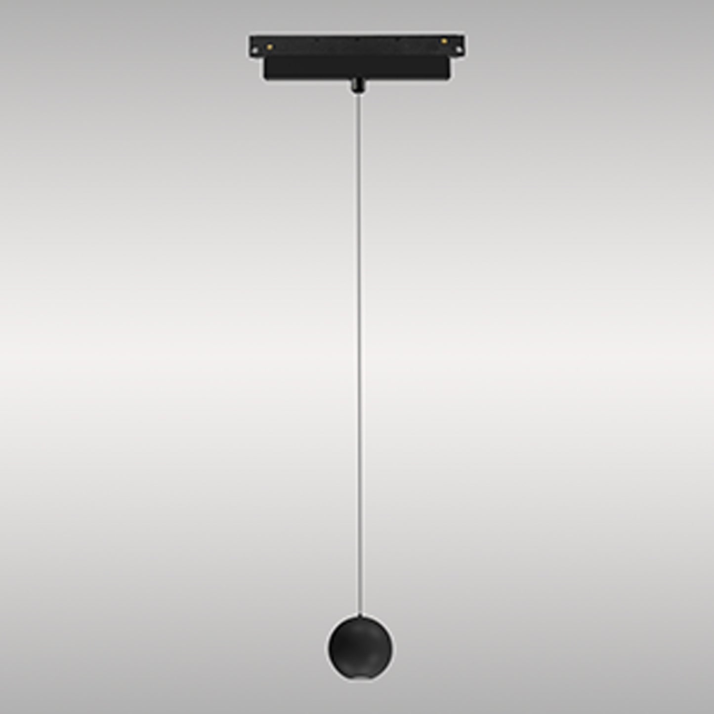 Magneto Track Ball Pendant Triac Dimmable, 7W LED, 3000K, 560lm, Black, 3yrs Warranty by Mantra