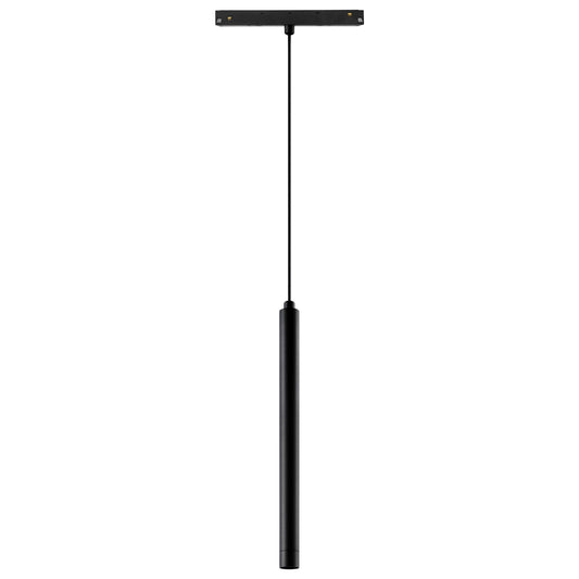 Magneto Triac Dimmable 300mm Tube Pendant, 5W LED, 3000K, 400lm, Black, 3yrs Warranty by Mantra