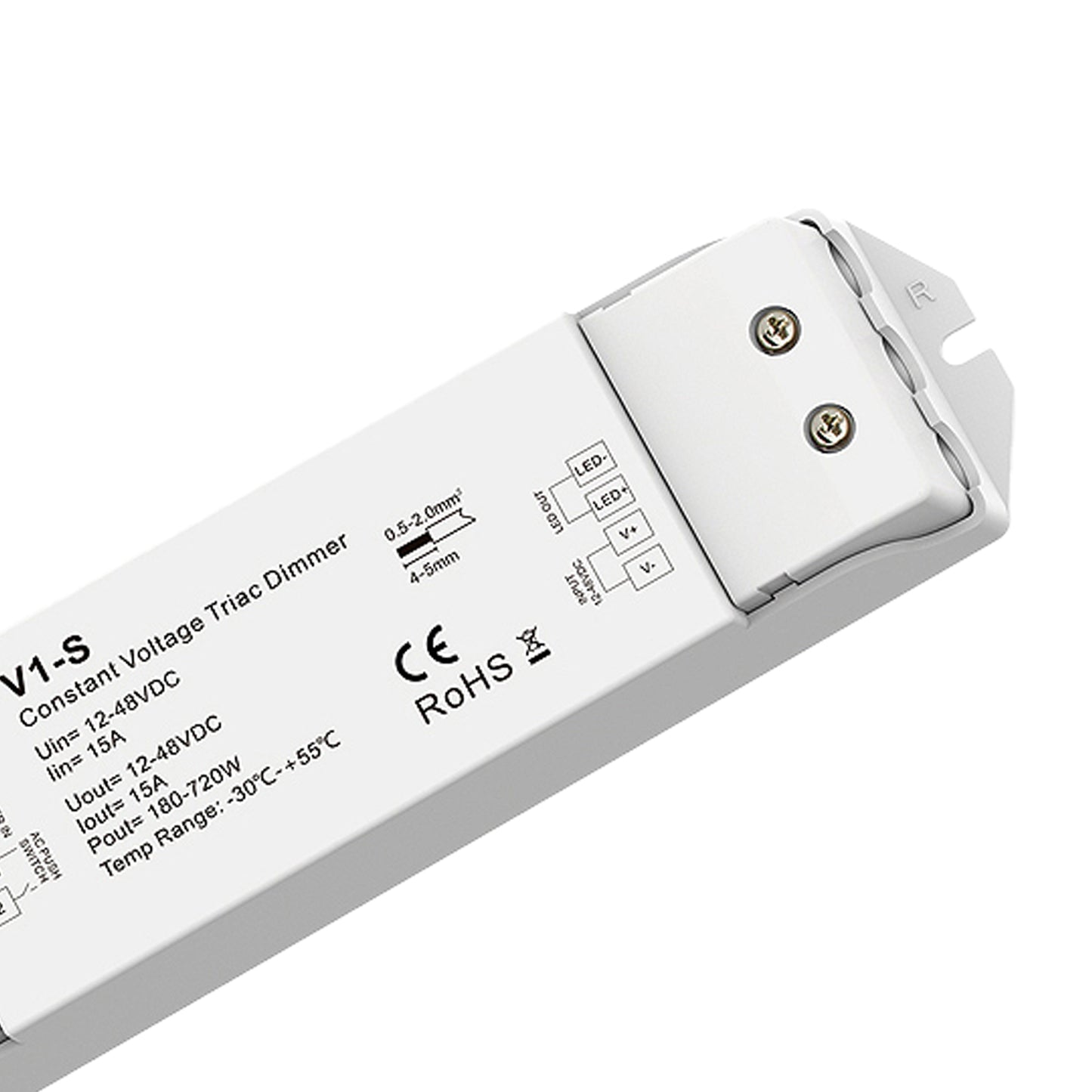 Magneto Triac/Push Switch Dimmable Controller 12-48V, One Per System Upto 720W by Mantra