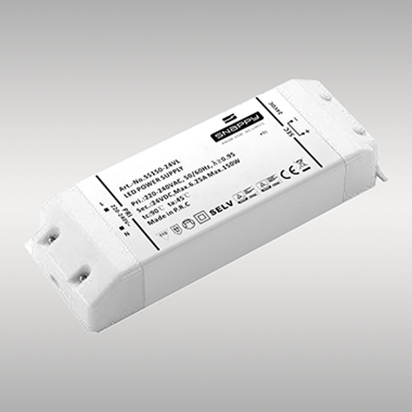 Magneto Constant Voltage Driver 48VDC 150W, Non-Dimmable by Mantra