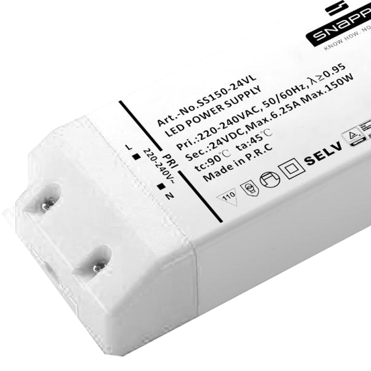 Magneto Constant Voltage Driver 48VDC 150W, Non-Dimmable by Mantra