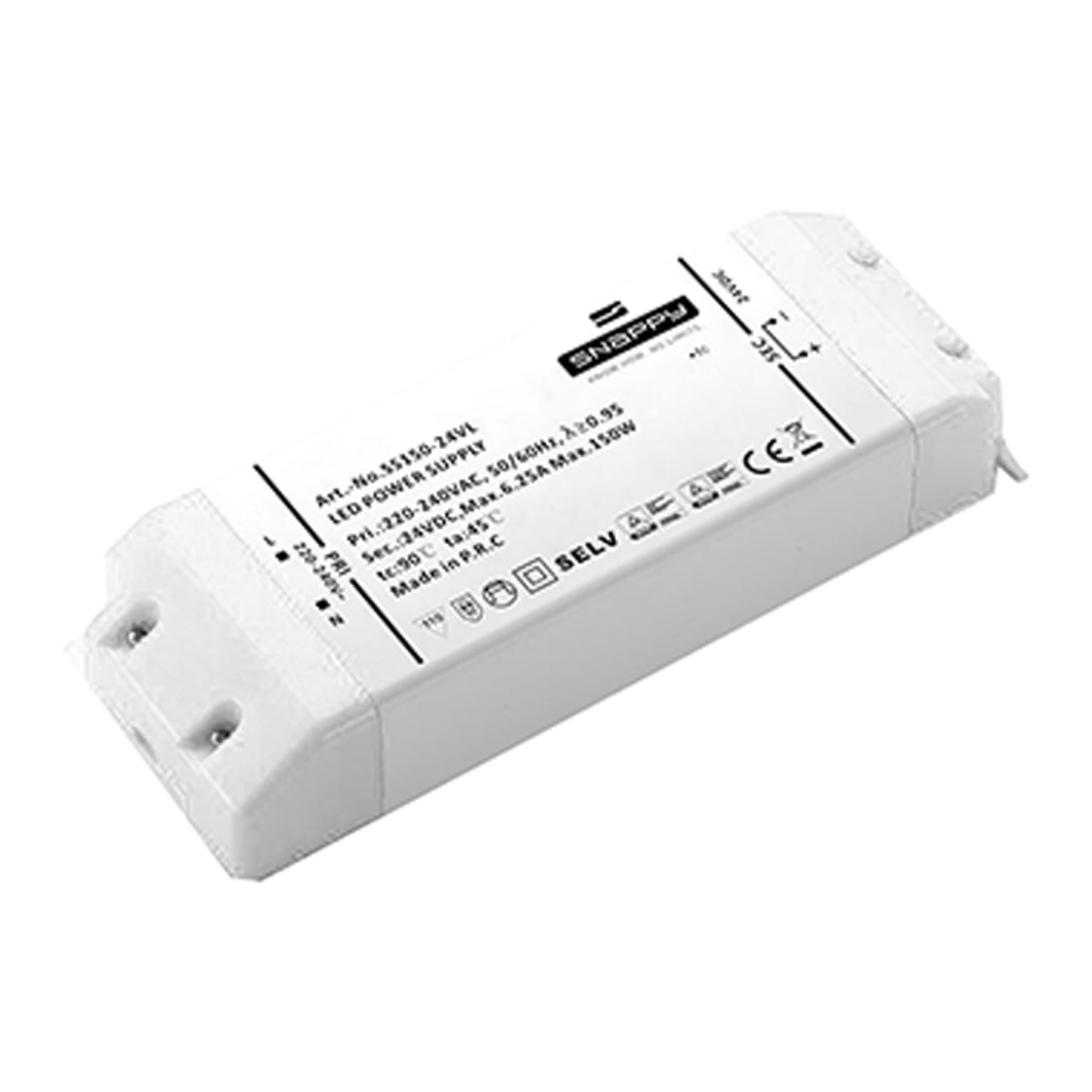 Magneto Constant Voltage Driver 48VDC 150W, Non-Dimmable by Mantra