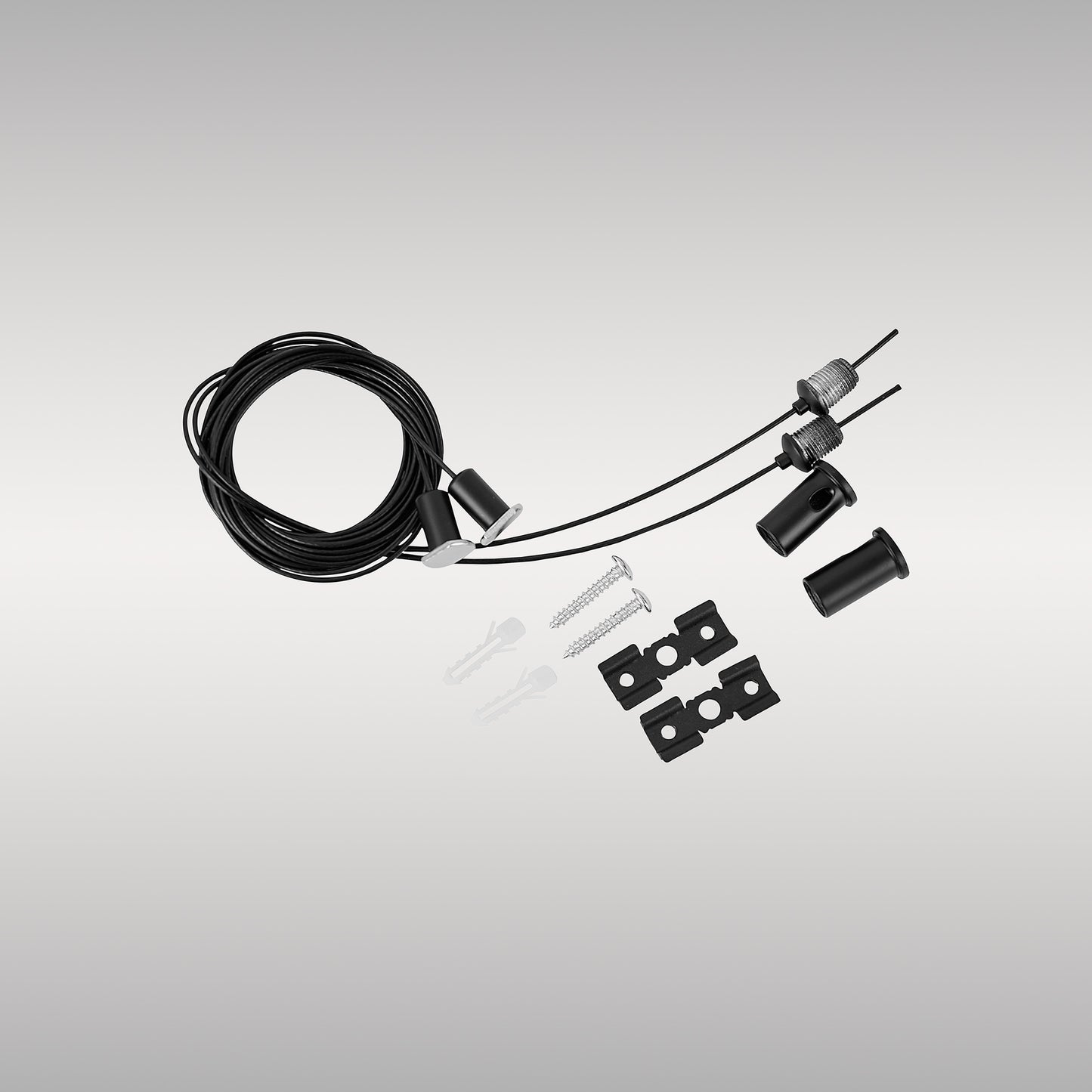 Magneto 2m Suspension Kit, Black For All Types Of Surface Track (2 Pack) by Mantra