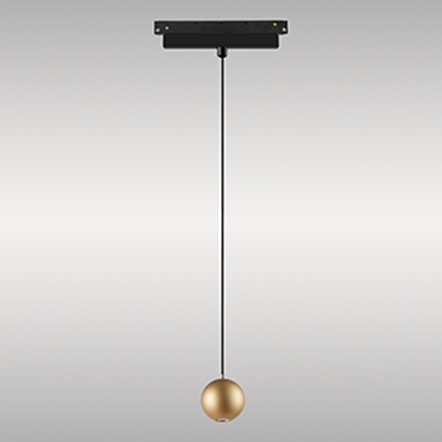 Magneto Track Ball Pendant, 7W LED, 3000K, 560lm, Gold/Black, 3yrs Warranty by Mantra