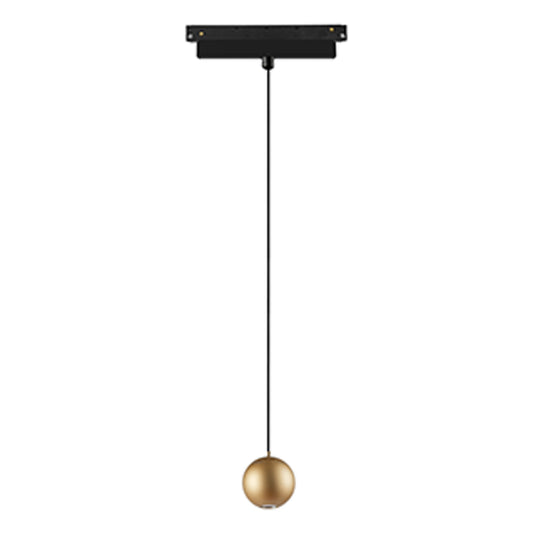 Magneto Track Ball Pendant, 7W LED, 3000K, 560lm, Gold/Black, 3yrs Warranty by Mantra