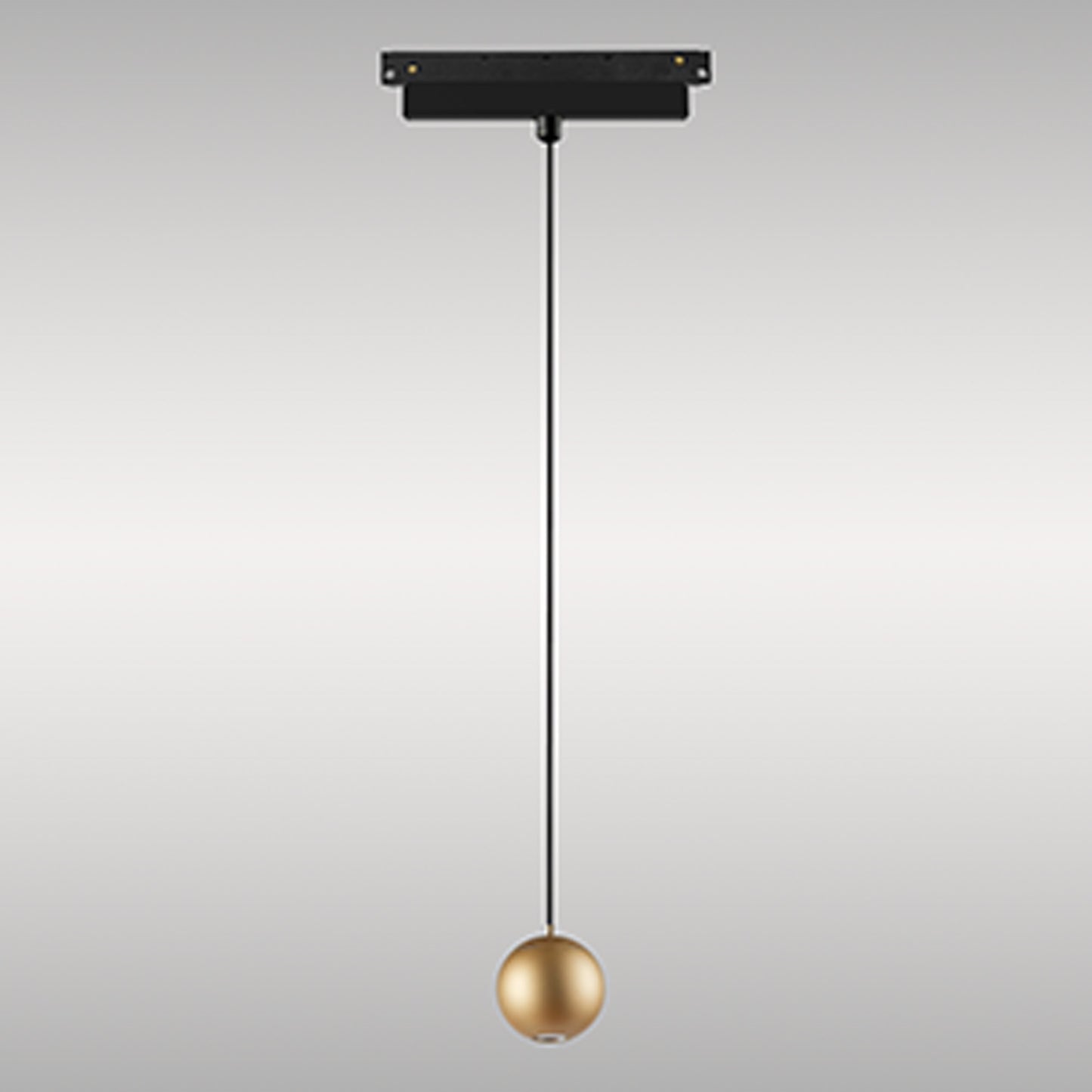 Magneto Track Ball Pendant Triac Dimmable, 7W LED, 3000K, 560lm, Gold/Black, 3yrs Warranty by Mantra