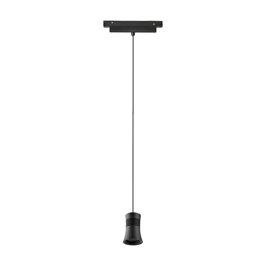 Magneto Track Cone Pendant, 12W LED, 3000K, 950lm, Black, 3yrs Warranty by Mantra